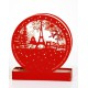 Cercle 3D - Bonne Année- Paris en Hiver - 100 mm