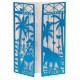Carte 10,5x15 cm "Portes Animaux" - Joyeux anniversaire - Bleue
